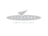 Ricochet Logo, grey
