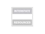 Interstate Resources logo, grey
