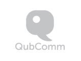 QubComm Logo, grey