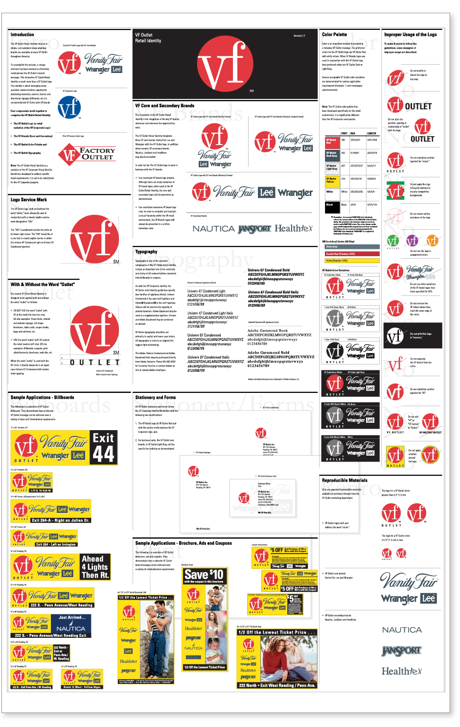 VF Outlet Identity Poster