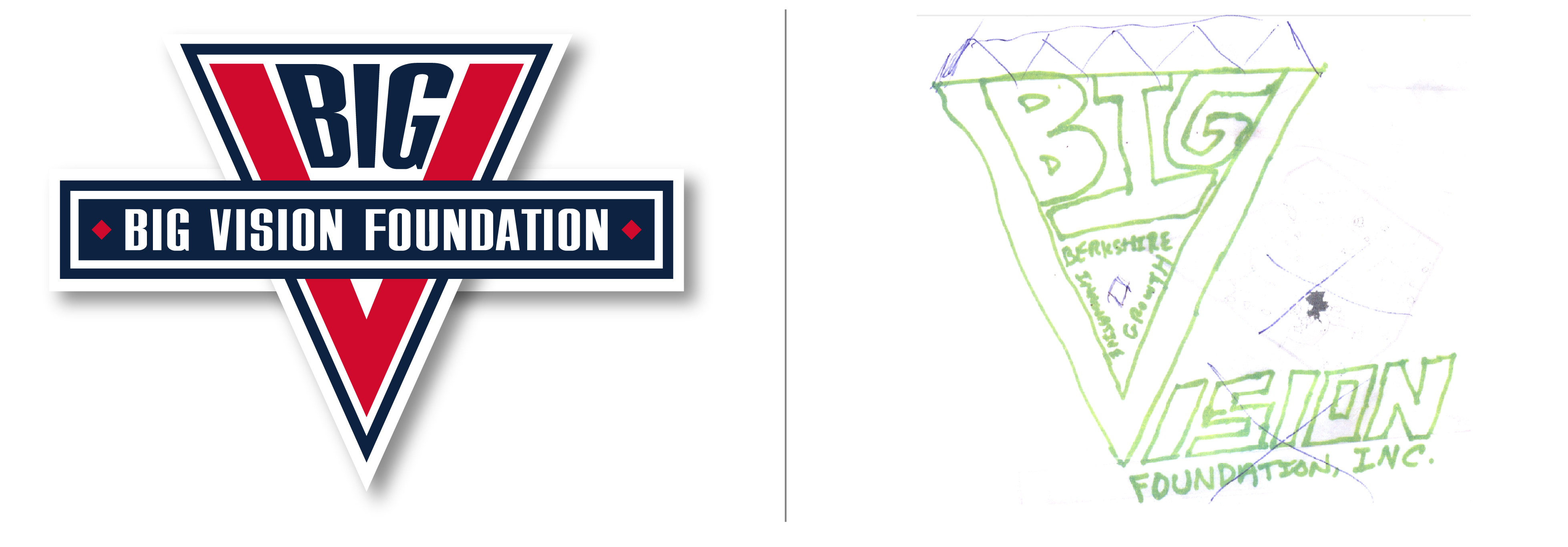 BIG Vision Logo with Brand Client Sketch