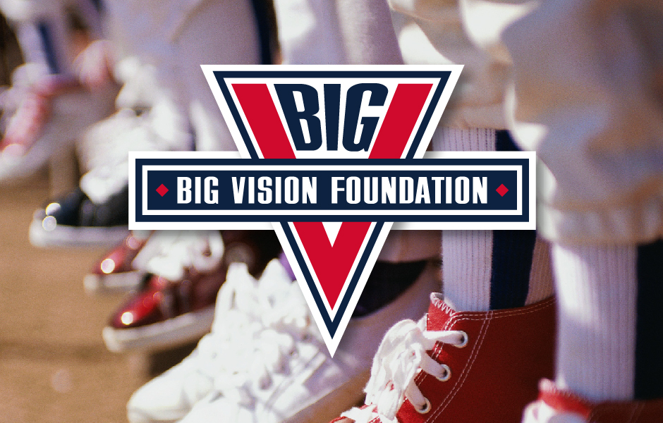 BIG Vision Foundation Logo, with youth baseball